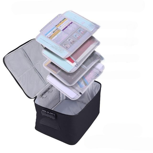 Mallette à documents étanche et verrouillable