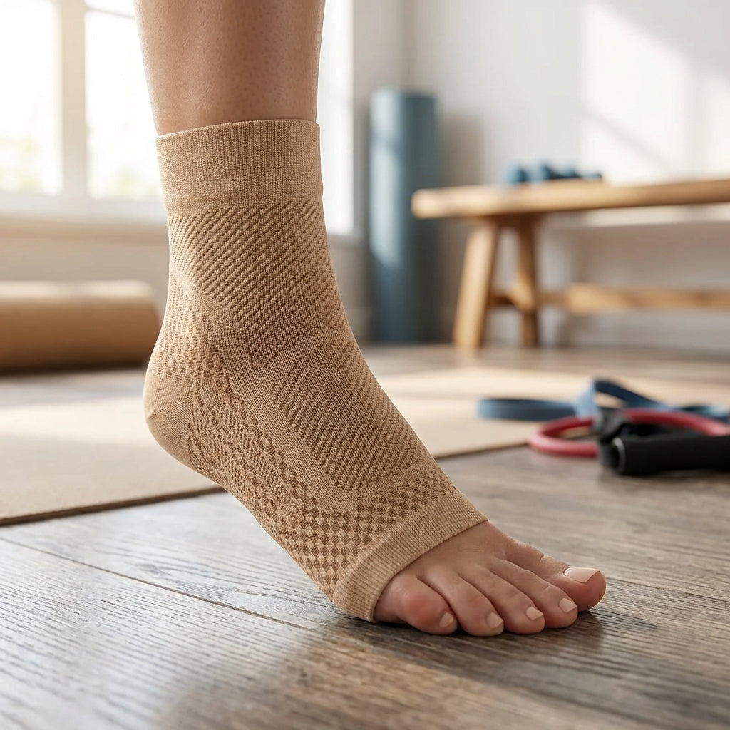 Manchette de compression pour cheville