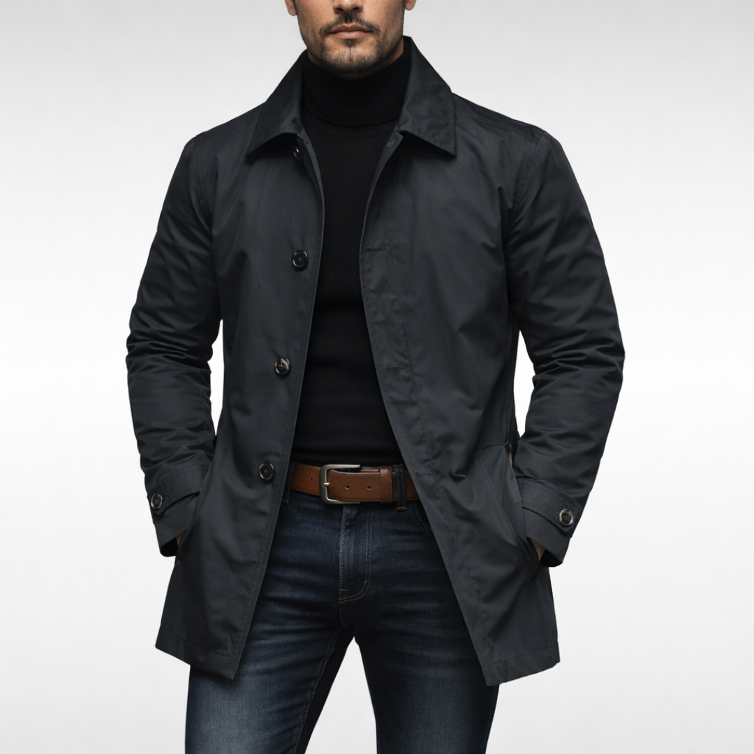 Manteau court classique pour homme