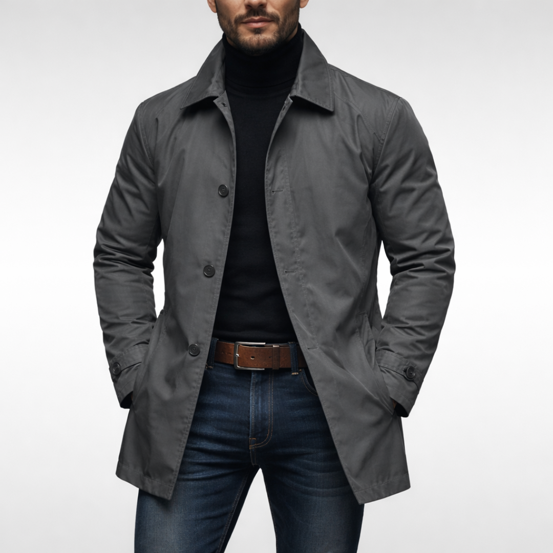Manteau court classique pour homme