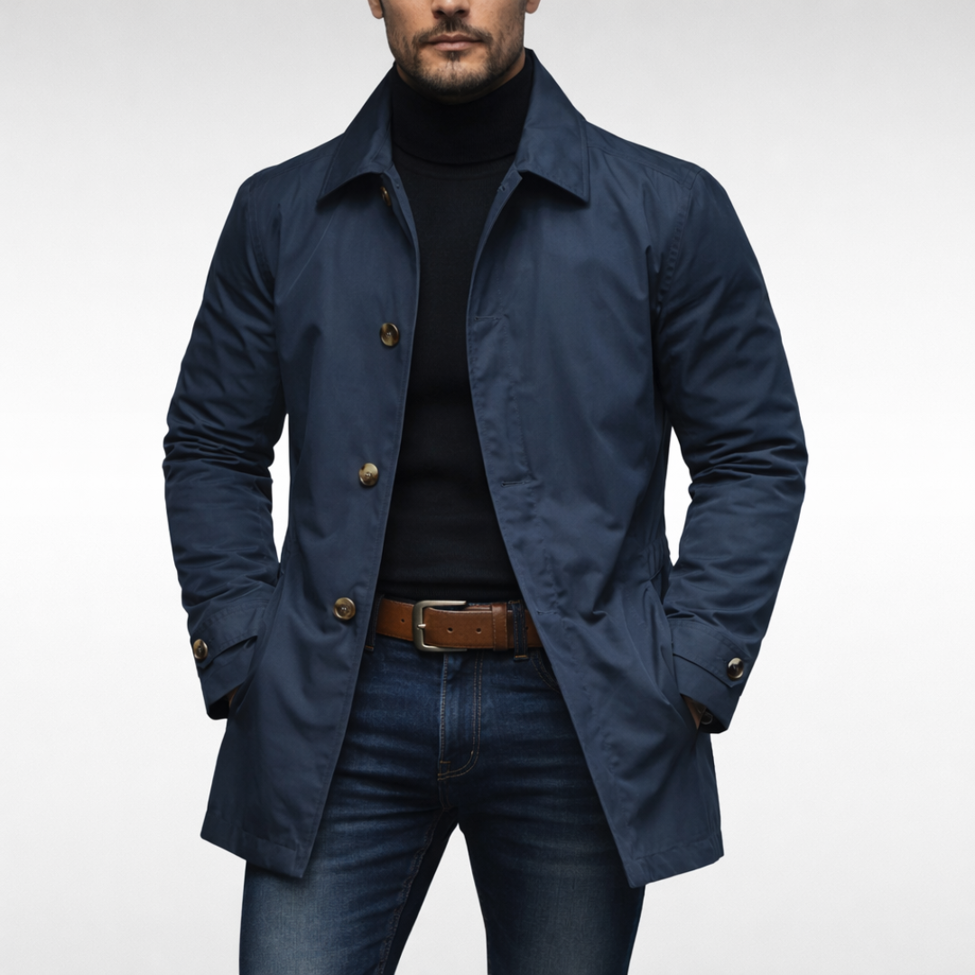 Manteau court classique pour homme