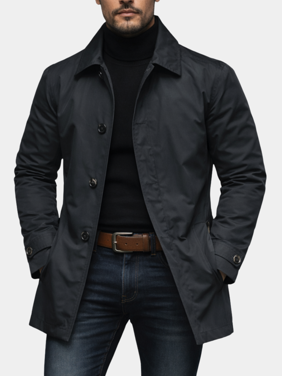 Manteau court classique pour homme