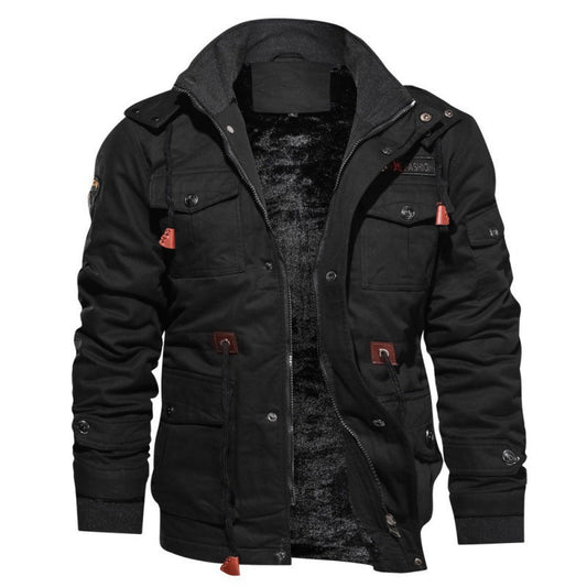 Manteau d'hiver pour homme doublé en polaire - Veste chaude et élégante