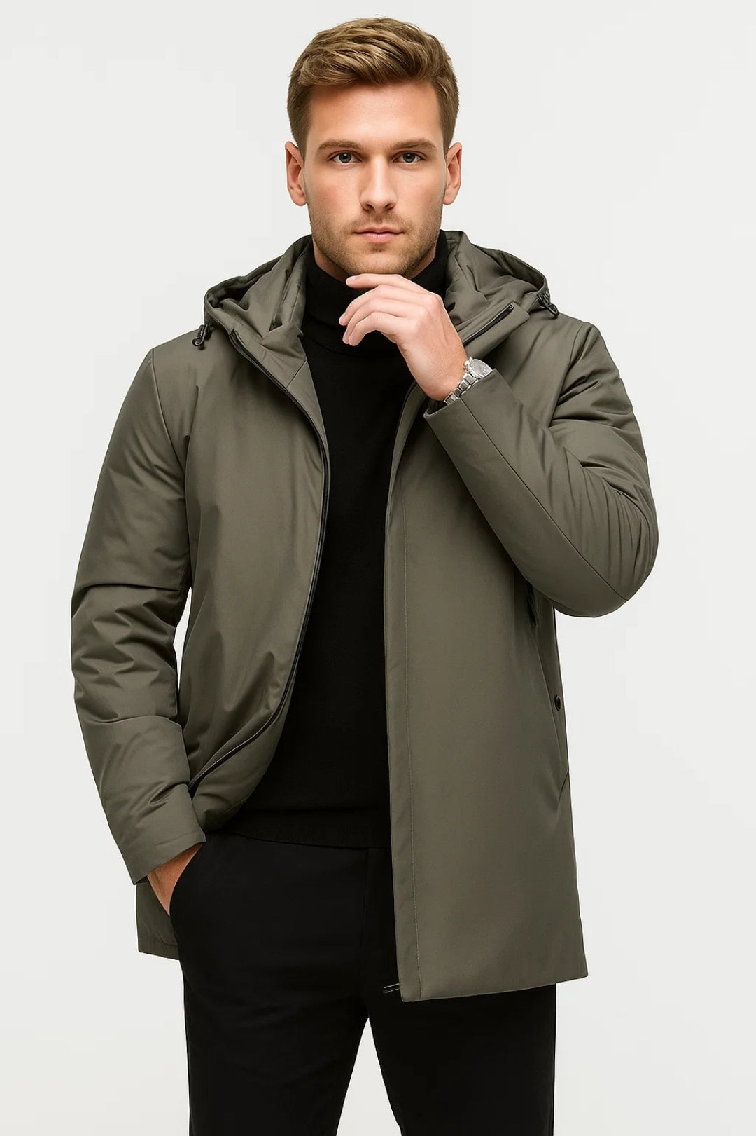 Manteau déperlant pour homme