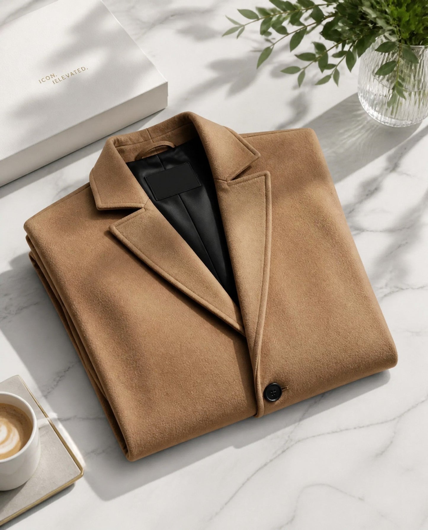 Manteau en laine pour homme de haute qualité