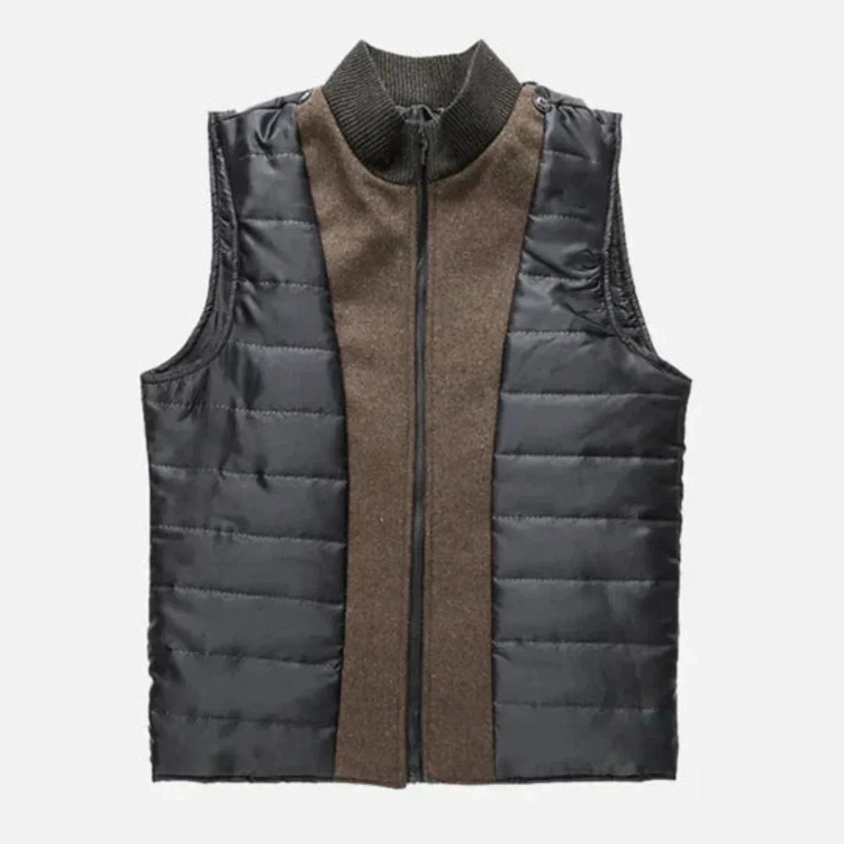 Manteau homme à col montant