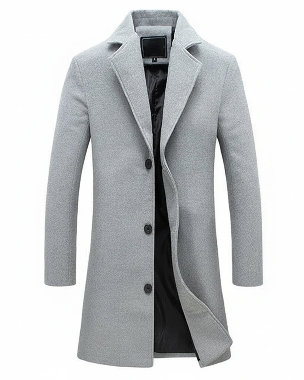 Manteau long classique et habillé pour homme
