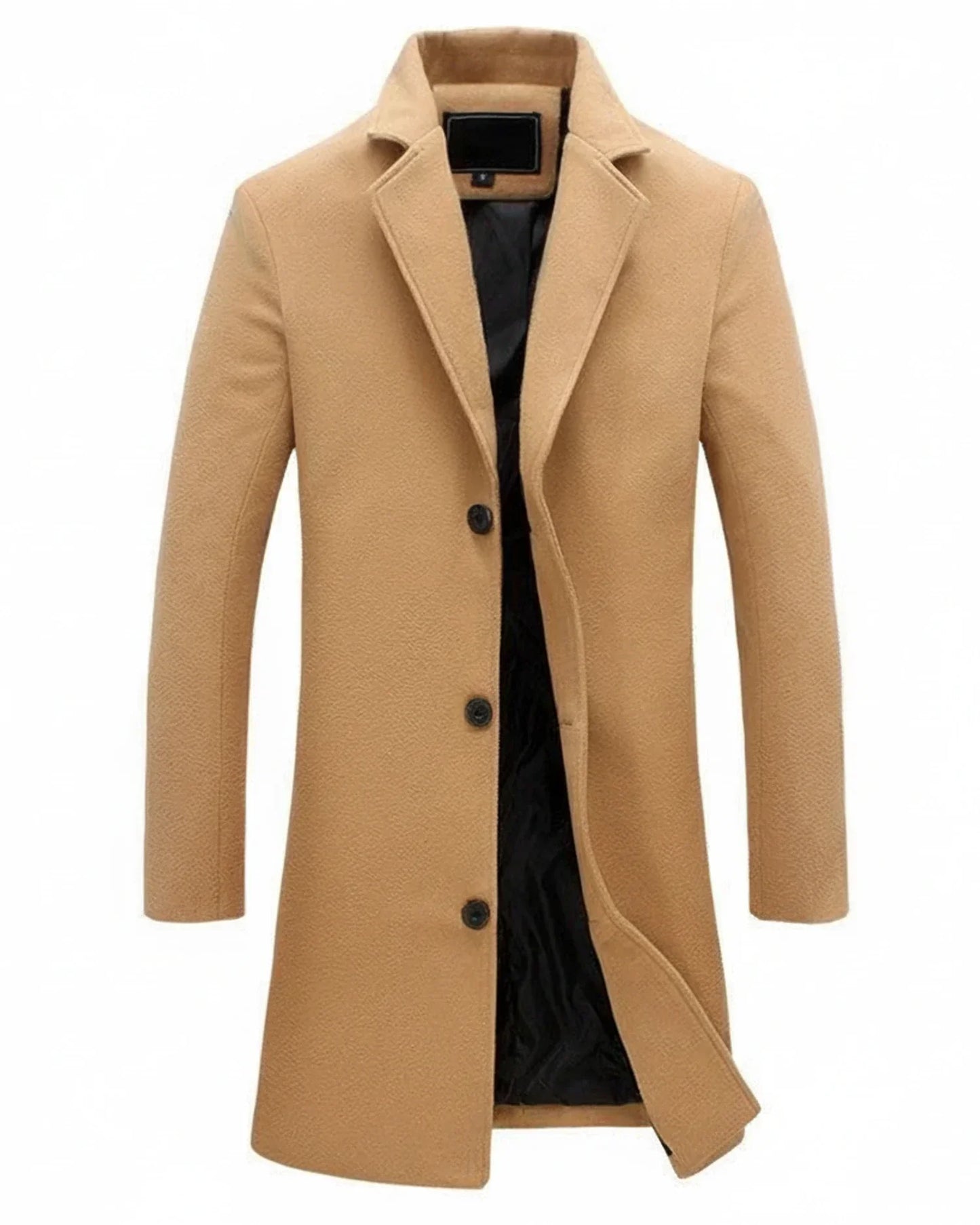 Manteau long classique et habillé pour homme