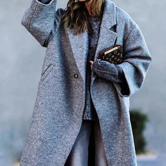 Manteau long oversize pour femme