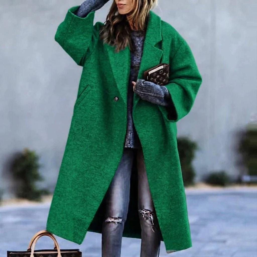Manteau long oversize pour femme