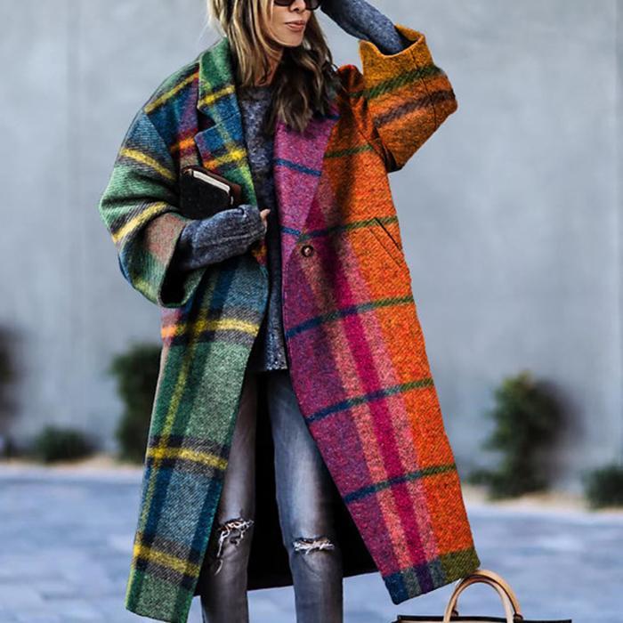 Manteau long oversize pour femme