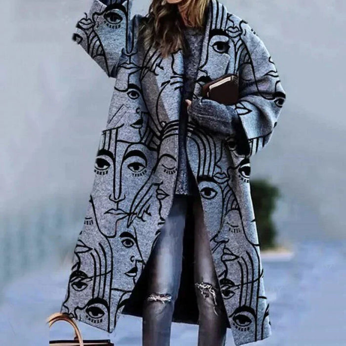 Manteau long oversize pour femme