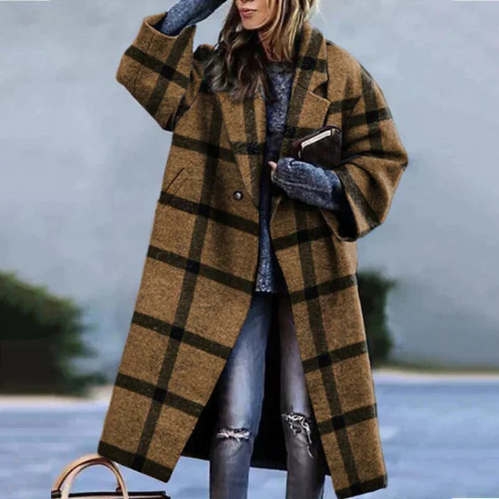 Manteau long oversize pour femme