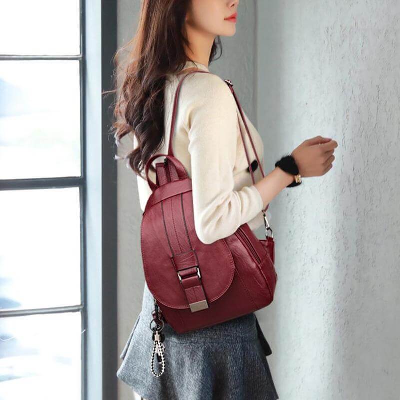 Marah - Women's Genuine Leather Backpack