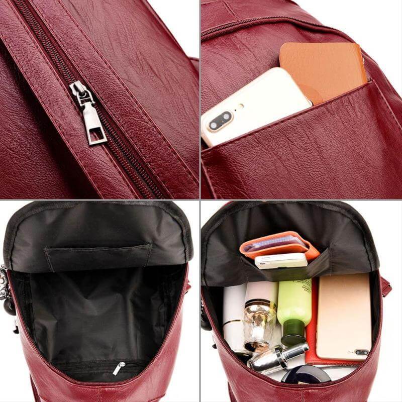 Marah - Women's Genuine Leather Backpack