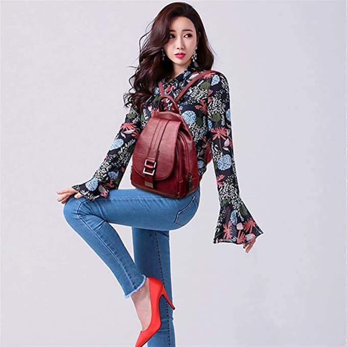 Marah - Women's Genuine Leather Backpack