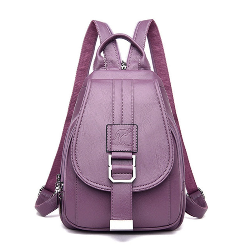 Marah - Women's Genuine Leather Backpack