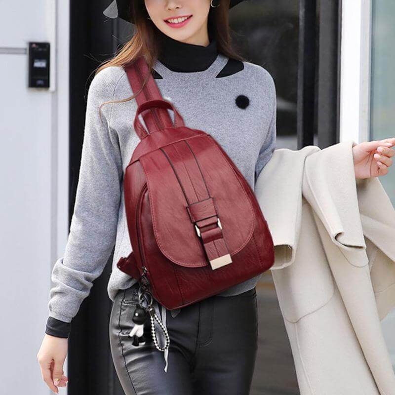 Marah - Women's Genuine Leather Backpack