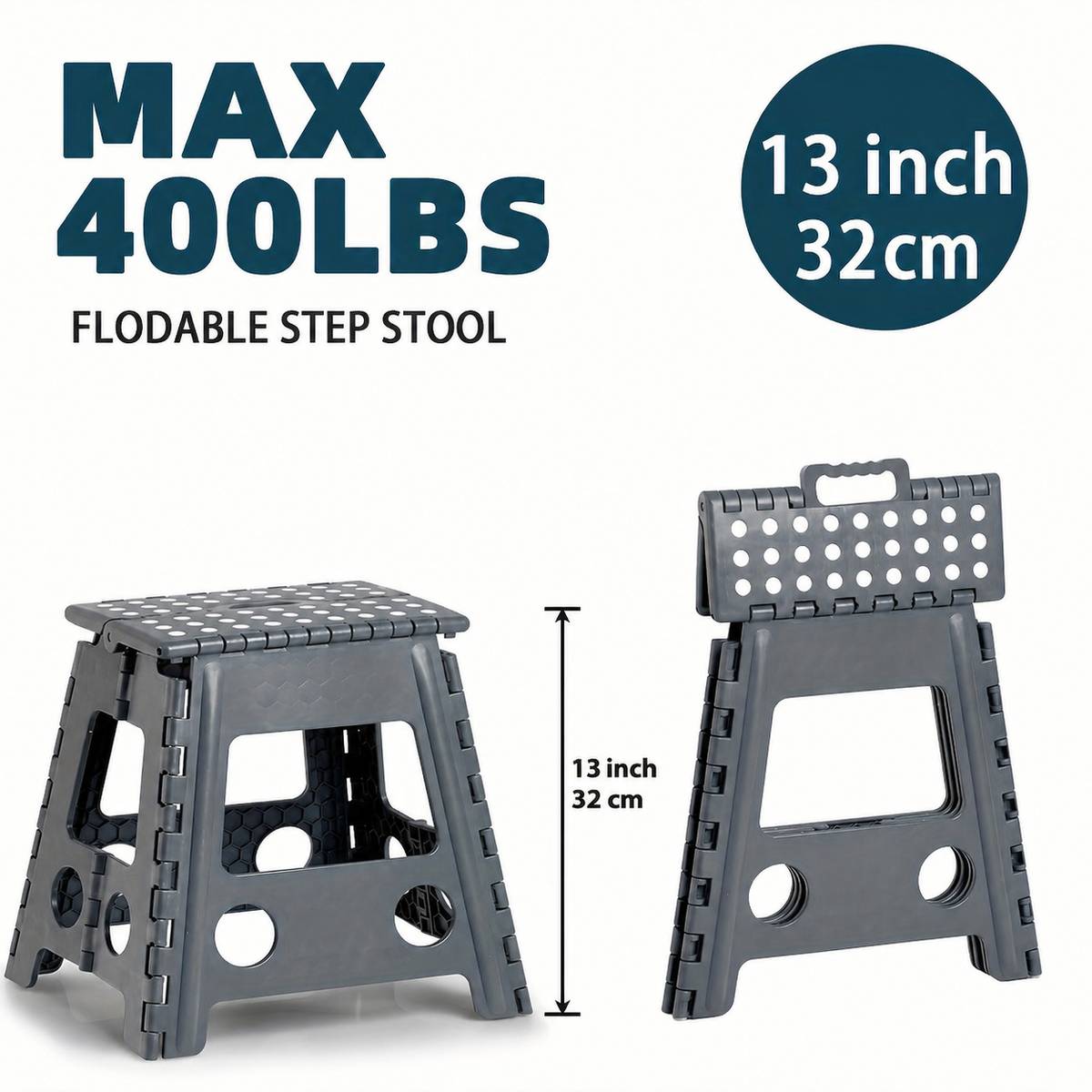 Marchepied pliable jusqu'à 180 kg