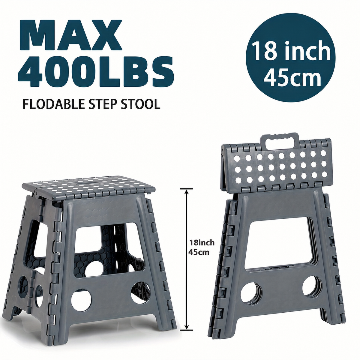 Marchepied pliable jusqu'à 180 kg