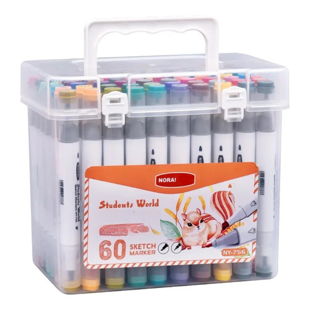 Marqueurs de dessin double pointe lavables pour enfants et adultes