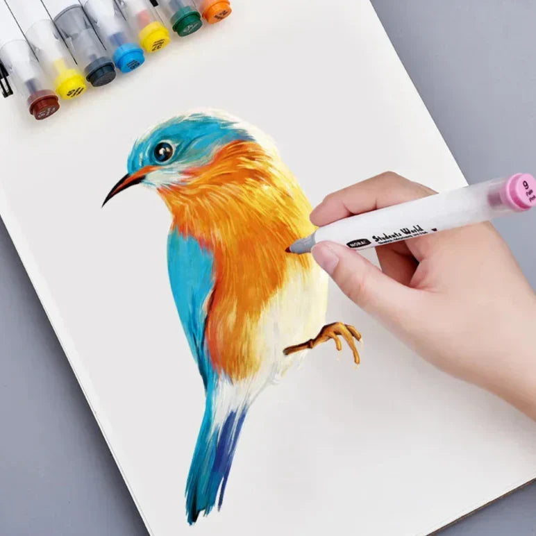 Marqueurs de dessin double pointe lavables pour enfants et adultes