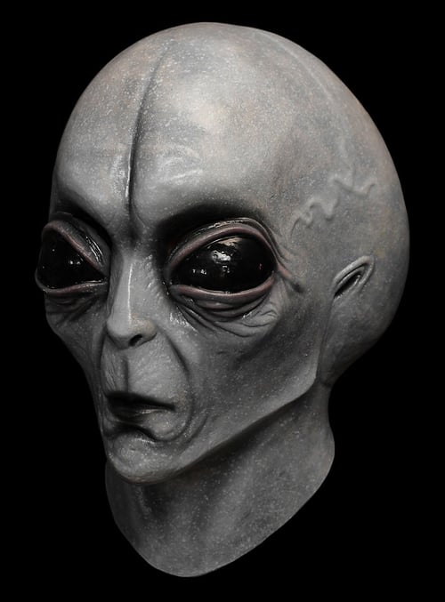 Masque d'extraterrestre réaliste pour Halloween