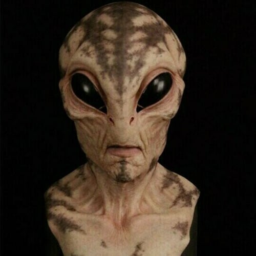 Masque d'extraterrestre réaliste pour Halloween