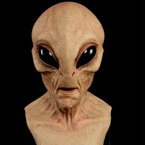 Masque d'extraterrestre réaliste pour Halloween