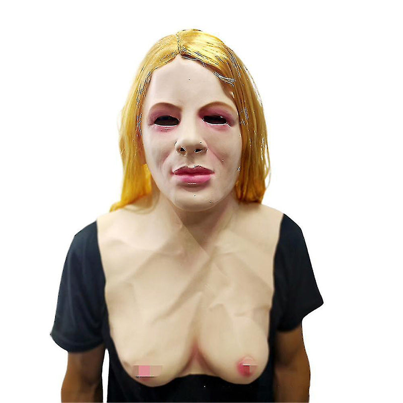 Masque d'Halloween en latex réaliste
