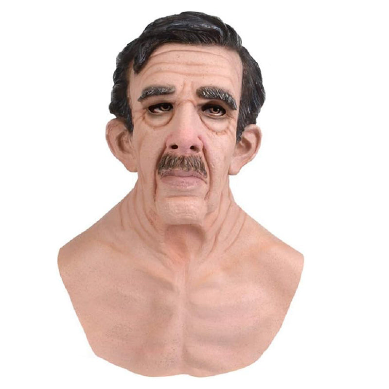 Masque d'Halloween en latex réaliste