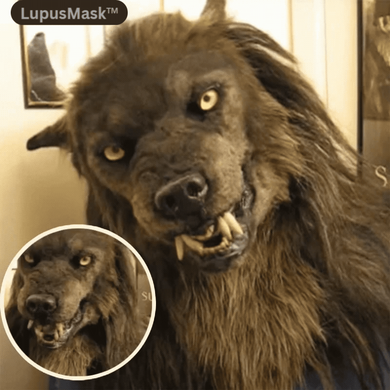 Masque de loup-garou réaliste pour costumes d'Halloween