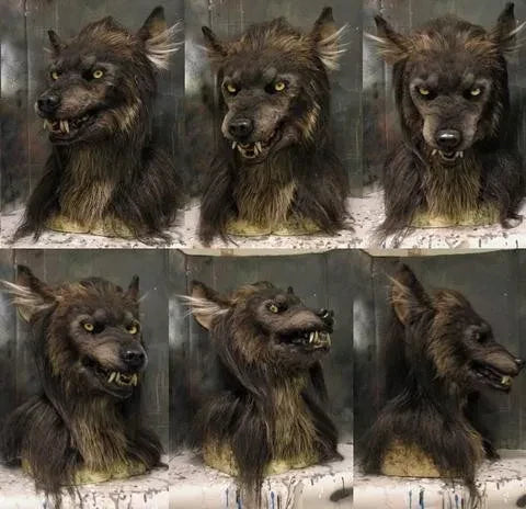 Masque de loup-garou réaliste pour costumes d'Halloween