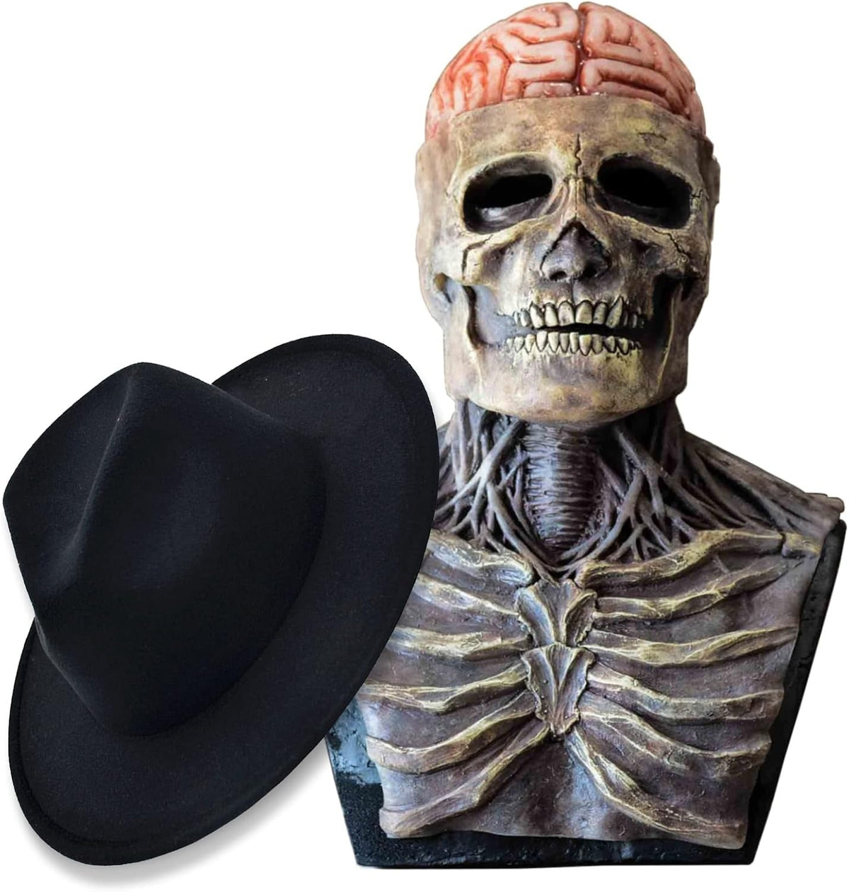 Masque de squelette: masque de déguisement d'Halloween effrayant et réaliste