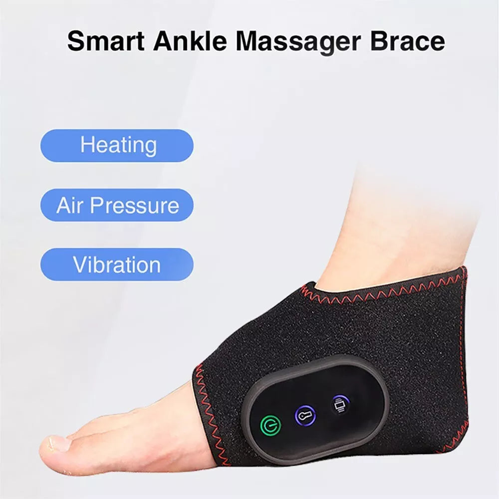 Masseur de jambes sans fil chauffant avec compression pour le bureau
