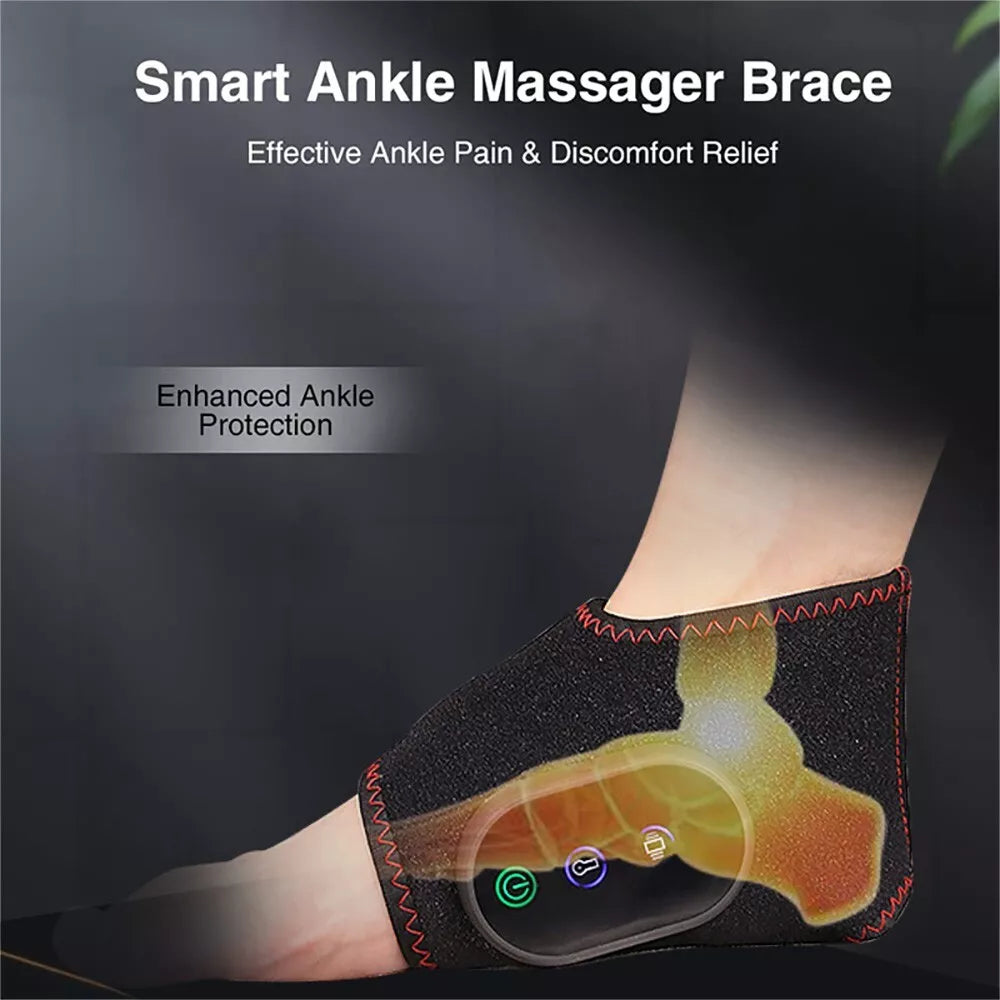 Masseur de jambes sans fil chauffant avec compression pour le bureau