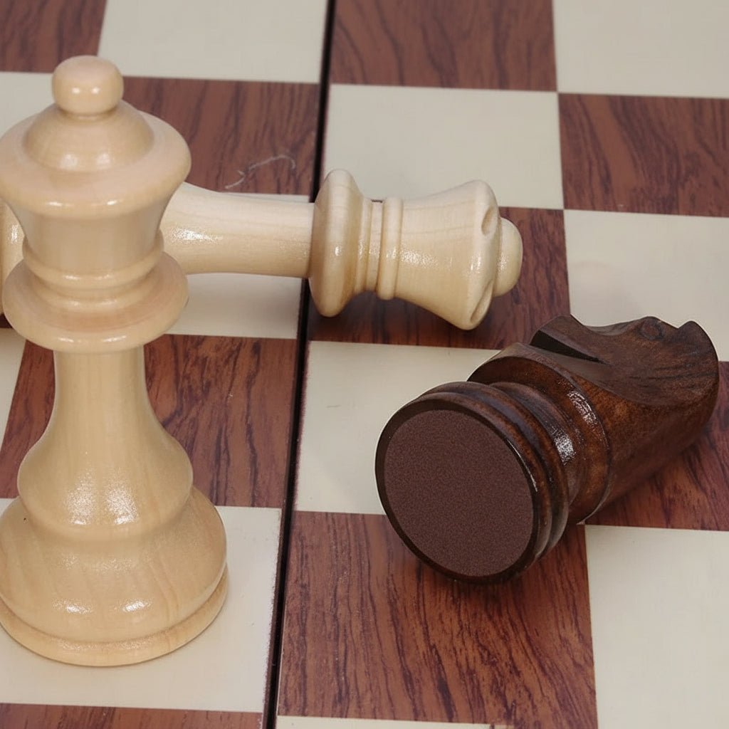 MASTERFOLD – Premium wooden chess set with durable solid wood pieces