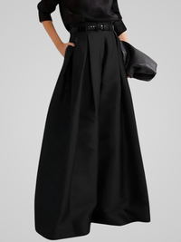 Maxima | Falda-Pantalón Larga Elegante de Cintura Alta para Ocasiones Formales y Casual de Otoño