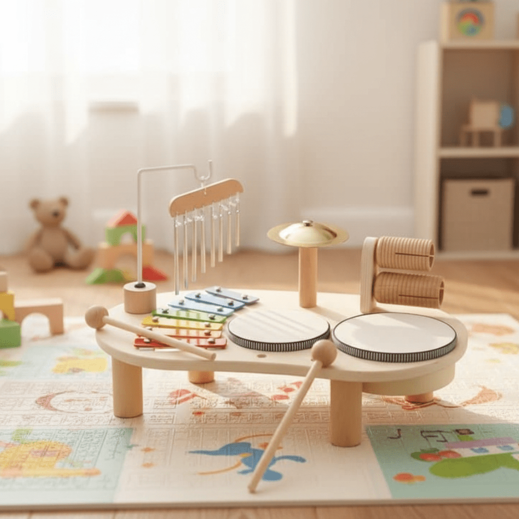 MELODINY SET – Musical Wooden Toy for Creative Babies from 12 Months
