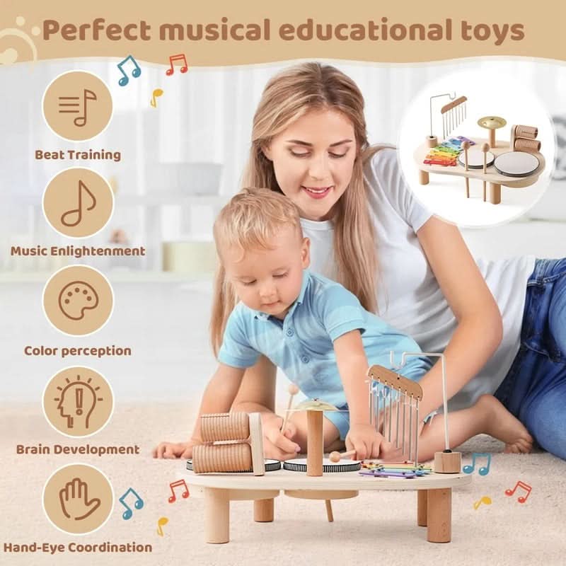 MELODINY SET – Musical Wooden Toy for Creative Babies from 12 Months