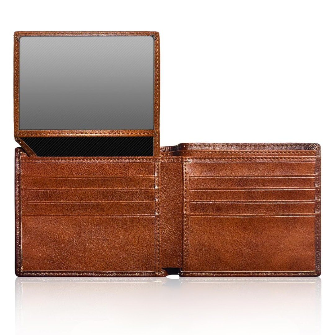 Men's Bifold Wallet made of Top Grain Leather - EliteFold