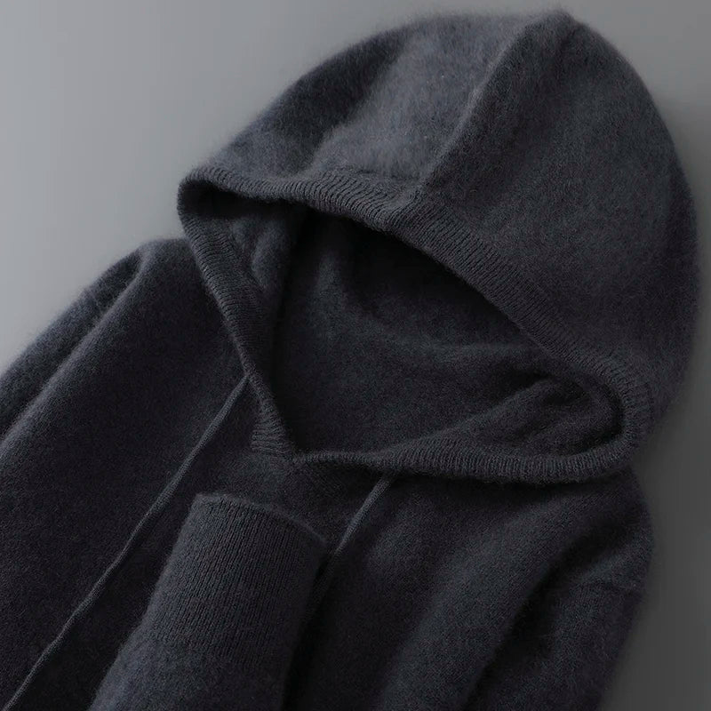 Men's Wool and Cashmere Sweater Soft Warm Knit Pullover Hand Wash Only