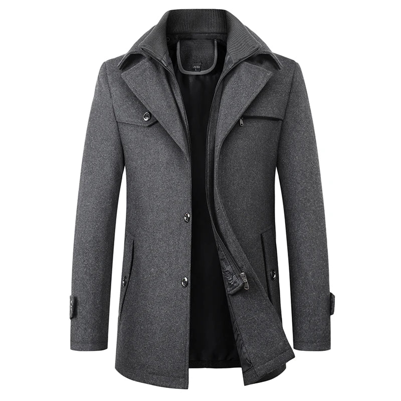 Men's Wool Winter Coat