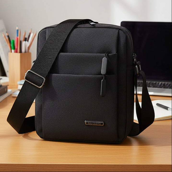 METROSAFE – Waterproof Men's Shoulder Bag with Anti-Theft Design