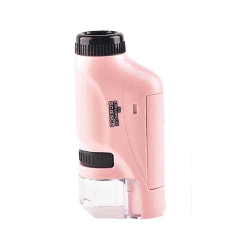 Microscope LED de poche pour enfants curieux