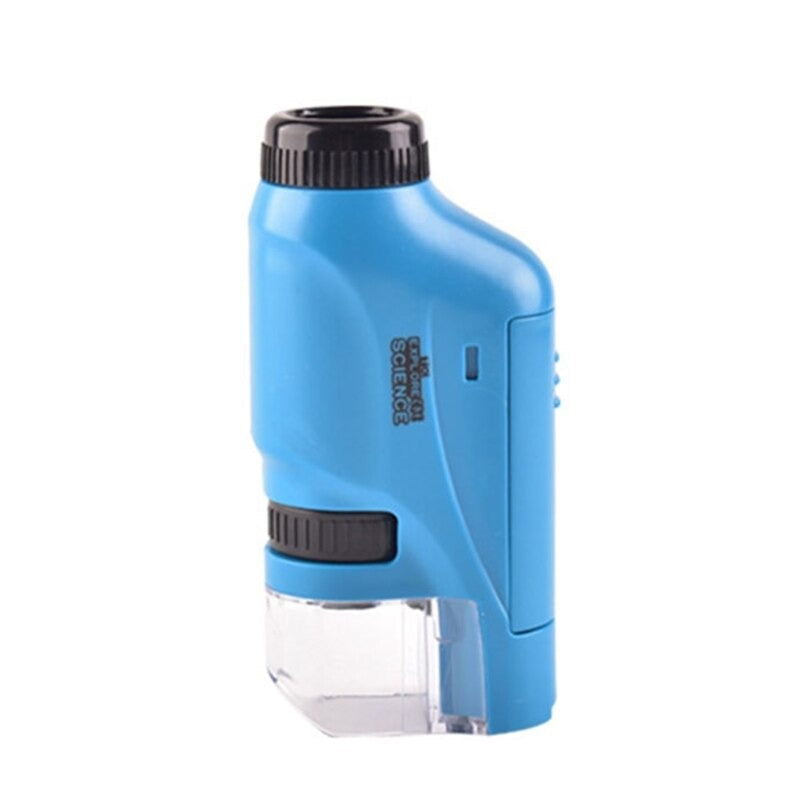 Microscope LED de poche pour enfants curieux