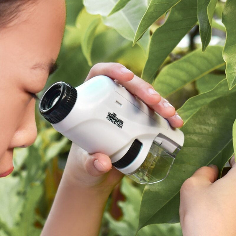 Microscope LED de poche pour enfants curieux