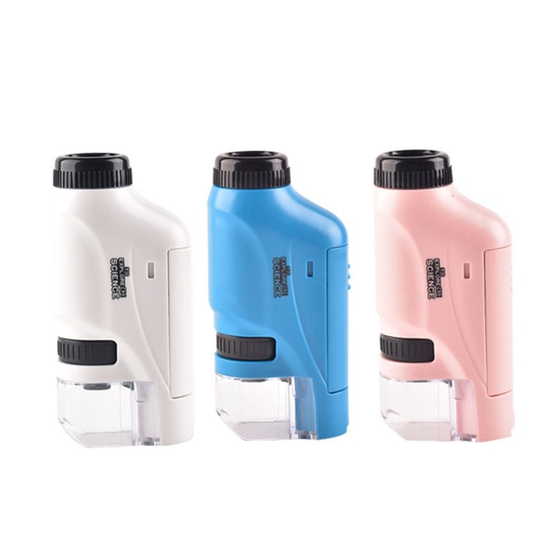 Microscope LED de poche pour enfants curieux