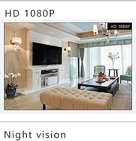 Mini caméra de sécurité sans fil Wi-Fi 1080P - contrôle via application pour intérieur et extérieur