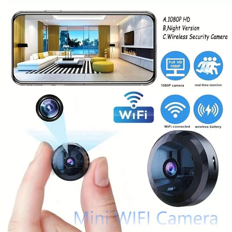 Mini caméra WiFi discrète 1080P HD